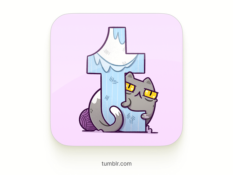 Tumblr Cat Icon by Jetpacks and Rollerskates on Dribbble